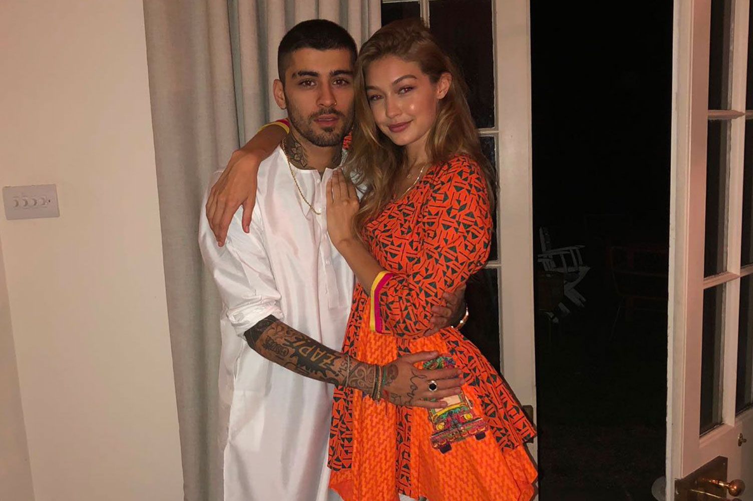 Gigi Hadid Et Zayn Malik Célèbrent La Fête De Laïd En Famille