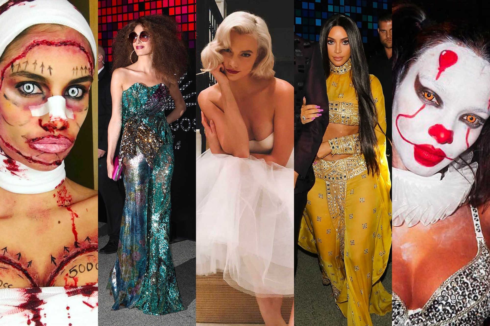 Kim Kardashian Amal Clooney Les Meilleurs Deguisements Des Stars Pour Halloween