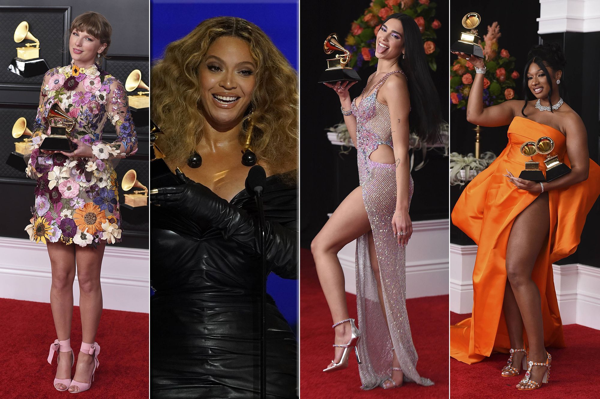 Le Tapis Rouge Et Les Laureats Des Grammy Awards 2021