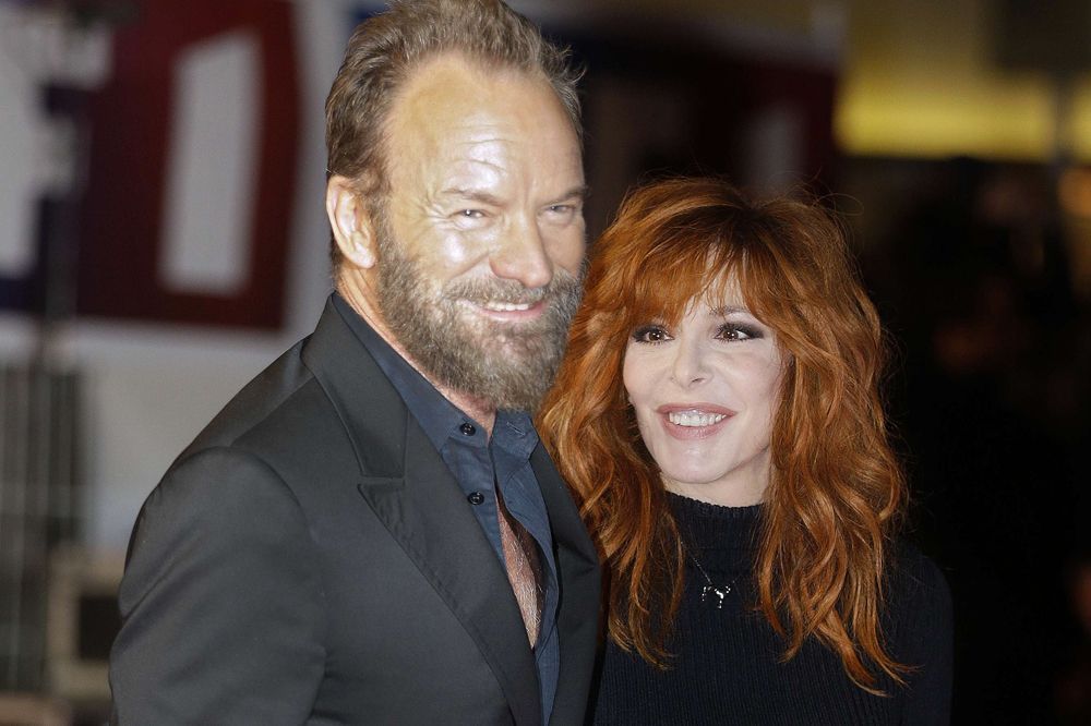 Quel Est Le Compagnon De Mylene Farmer Sting Et Mylène Farmer En Couple - Farmer Foto Collections