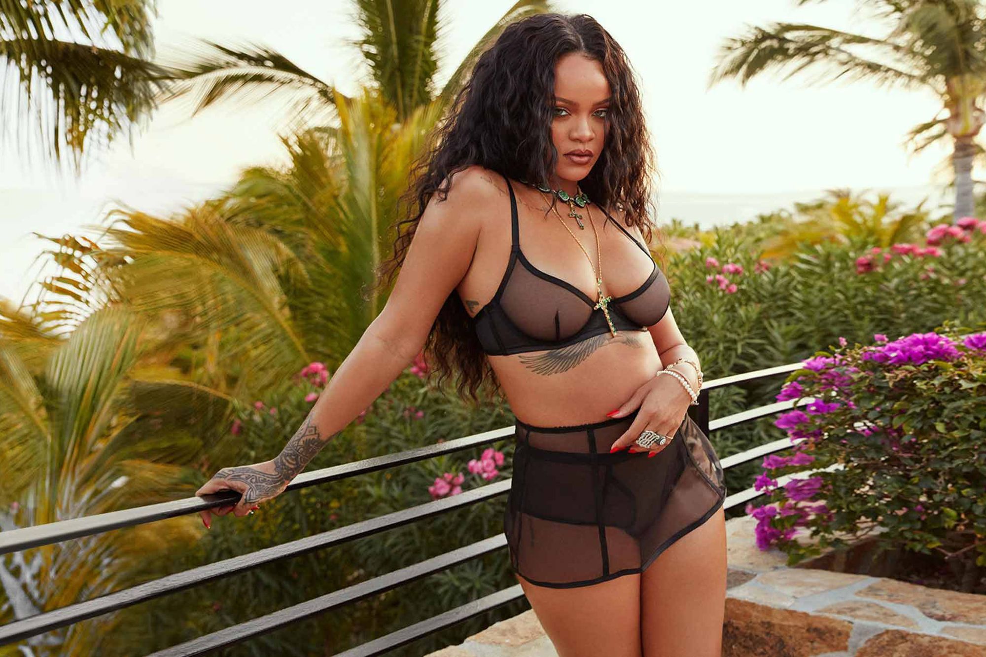 Rihanna Wears Lingerie in Savage x Fenty's December Campaign
