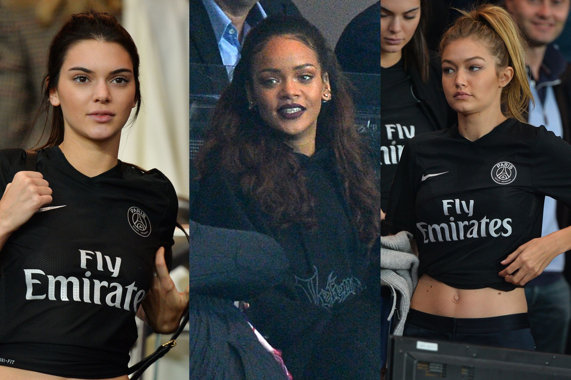 Kendall Jenner Rihanna Et Gigi Hadid Psg Om Un Match Qui