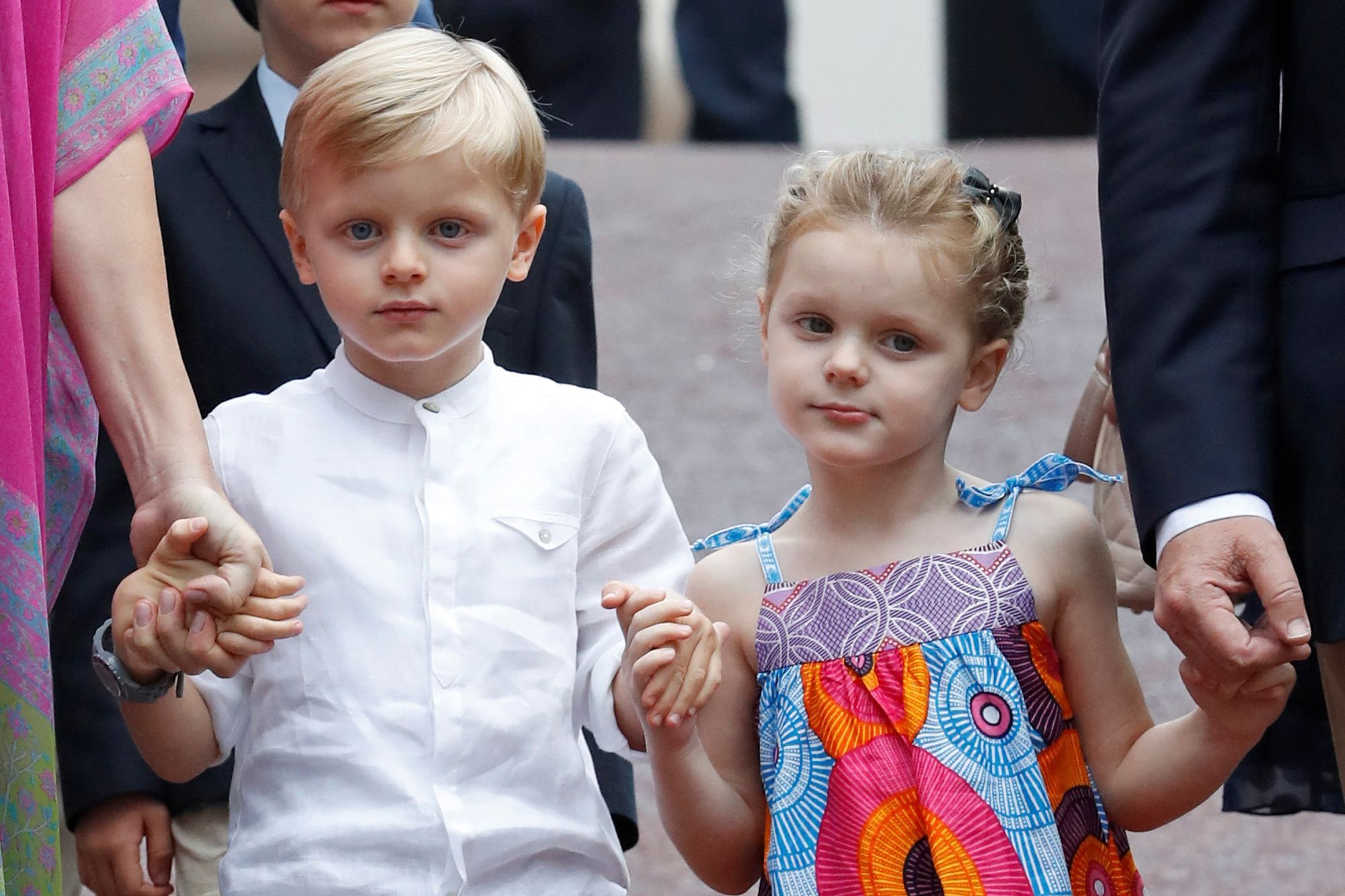 Le Prince Jacques Et La Princesse Gabriella De Monaco Ont Fait Leur Rentree Dans Une Ecole Publique De La Principaute