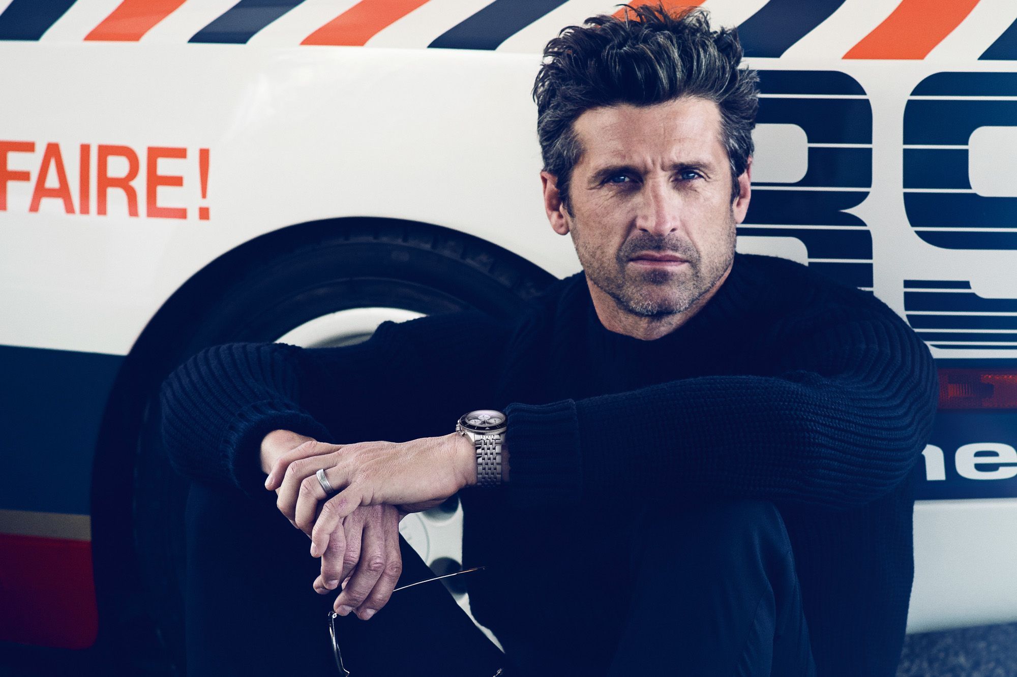 Patrick Dempsey Aux Couleurs De Tag Heuer