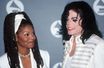 Janet Jackson et Michael Jackson aux Grammy Awards en 1993 à Los Angeles.