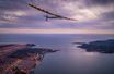 L'avion solaire "Solar Impulse 2", le 23 avril, il est au-dessus de San Francisco.