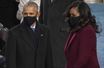 Barack et Michelle Obama à l&#039;investiture de Joe Biden en janvier 2021