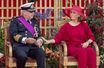Le prince Laurent et la princesse Claire de Belgique, le 21 juillet 2019