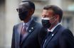 Emmanuel Macron et Paul Kagame lundi à Paris.