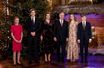 La reine Mathilde, le roi des Belges Philippe et leurs enfants à Bruxelles, le 16 décembre 2020