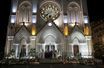 Une prière en hommage des victimes de l&#039;attentat s&#039;est déroulée en la basilique de Nice, le 1er décembre 2020.