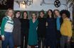 La comédienne et réalisatrice Sandrine Bonnaire a organisé la soirée de soutien de "La Maison des âmes" à la Bellevilloise à Paris qui accueillera des femmes et des enfants victimes de violences le 21 janvier 2020.