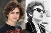 Timothée Chalamet et Bob Dylan