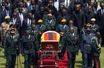 Les obsèques de Robert Mugabe, à Harare, capitale du Zimbabwe.