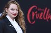 Emma Stone, jeune maman radieuse à la première de "Cruella"