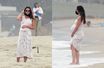 Lea Michele affiche ses jolies rondeurs à la plage