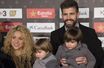Shakira, Gerard Piqué et leurs deux enfants