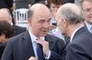 Pierre Moscovici en pleine discussion avec Didier Migaud.