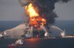 L&#039;explosion de la plate-forme pétrolière Deepwater Horizon a coûté la vie à 11 personnes, le 20 avril 2010.
