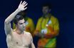 Michael Phelps après la finale du 200 m 4 nages.