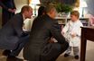 L&#039;adorable George a rencontré les Obama en pyjama