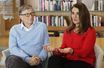 Bill Gates et Melinda Gates lors d'une interview, le 1er février 2018.