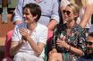 Alain-Fabien Delon et Keira Chaplin : très complices à Roland Garros