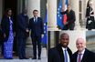 Macron reçoit Weah à l'Elysée en présence de Drogba et Mbappé