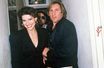 Fanny Ardant et Gérard Depardieu en coulisses au théâtre les &quot;Bouffes Parisiens&quot; en 1988