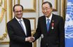 Ban Ki-moon "honoré et fier" d'avoir reçu la Légion d'honneur