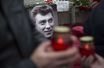 Mémorial de Boris Nemtsov à Moscou.