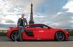 Baptiste Giabiconi conquis par l'Audi R8 V10