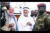<br />
  A Conakry en 2009, Loïk Le Floch-Prigent, aux côtés de l’Emirien Abass Youssef et d’officiels guinéens.