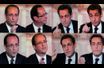 <br />
Quelques attitudes de François Hollande et Nicolas Sarkozy, mercredi soir.
