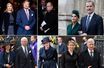 La reine Maxima et le roi Willem-Alexander des Pays-Bas, le prince Albert II de Monaco, la reine Letizia et le roi Felipe VI d'Espagne, la reine Silvia et le roi Carl XVI Gustaf de Suède, la reine Margrethe II de Danemmark, la reine Mathilde et le roi des Belges Philippe à Londres, le 29 mars 2022