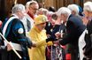La reine Elizabeth II lors du Maundy Service à la chapelle St George de Windsor, le 18 avril 2019 
