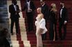 Kim Kardashian porte la robe culte de Marilyn Monroe lors du gala du Met, au bras de son compagnon Pete Davidson. Le 2 mai 2022.