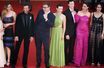 Matilda Lutz, Romain Duris, Michel Hazanavicius, Finnegan Oldfield et Bérénice Bejo sur les marches de Cannes.