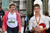 La reine des Belges Mathilde et son fils le prince Emmanuel ont participé aux "20 km de Bruxelles", le 29 mai 2022