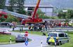 Au moins quatre personnes sont mortes dans le déraillement du train, à Burgrain, le 3 juin 2022.