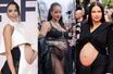 Les stars affichent leur ventre rond, de gauche à droite : Nabilla, Rihanna, Adriana Lima