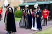 La duchesse de Cornouailles Camilla avec le prince Charles à Windsor lors de la cérémonie de l'ordre de la Jarretière, le 13 juin 2022