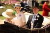 La princesse Beatrix d&#039;York avec son mari Edoardo Mapelli Mozzi au Royal Ascot, le 15 juin 2022