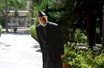 L&#039;ancien président afghan Hamid Karzai dans la résidence où il est assigné, à Kaboul.
