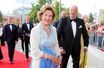 La reine Sonja de Norvège avec la famille royale, le 16 juin 2022