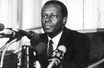 L&#039;ancien président angolais Dos Santos en 1984.