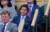 Tom Cruise au tournoi de Wimbledon, le 9 juillet 2022.