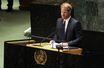 Le prince Harry lors de son discours au siège des Nations Unies à New York, le 18 juillet 2022.