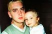 Eminem et sa fille Hailie Jade en 2004.