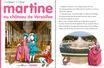 Couverture et première page de &quot;Martine au château de Versailles&quot;